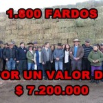 Indap le dio al pueblo de San Rafael 1.800 Fardos